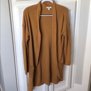 BP Stitch Curve Hem Cardigan